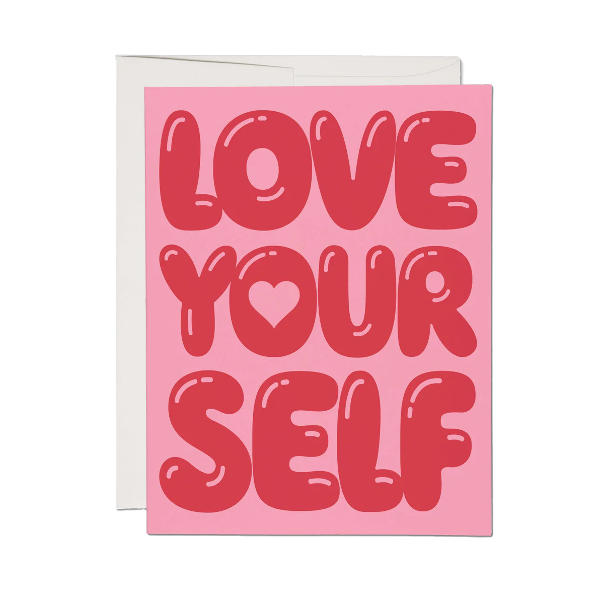 Balloon Typography Card