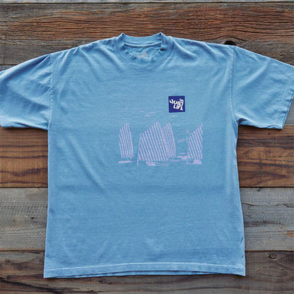 Quiet Life x Lonely Palm Ranch T - Blue - Large