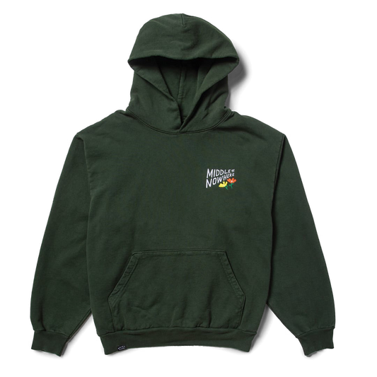 Quiet Life x Lonely Palm Ranch MIDDLE OF NOWHERE Hoodie: Forest Green