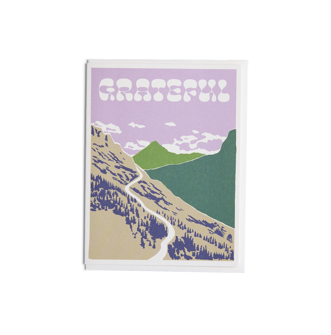 Gratitude Mountain Card
