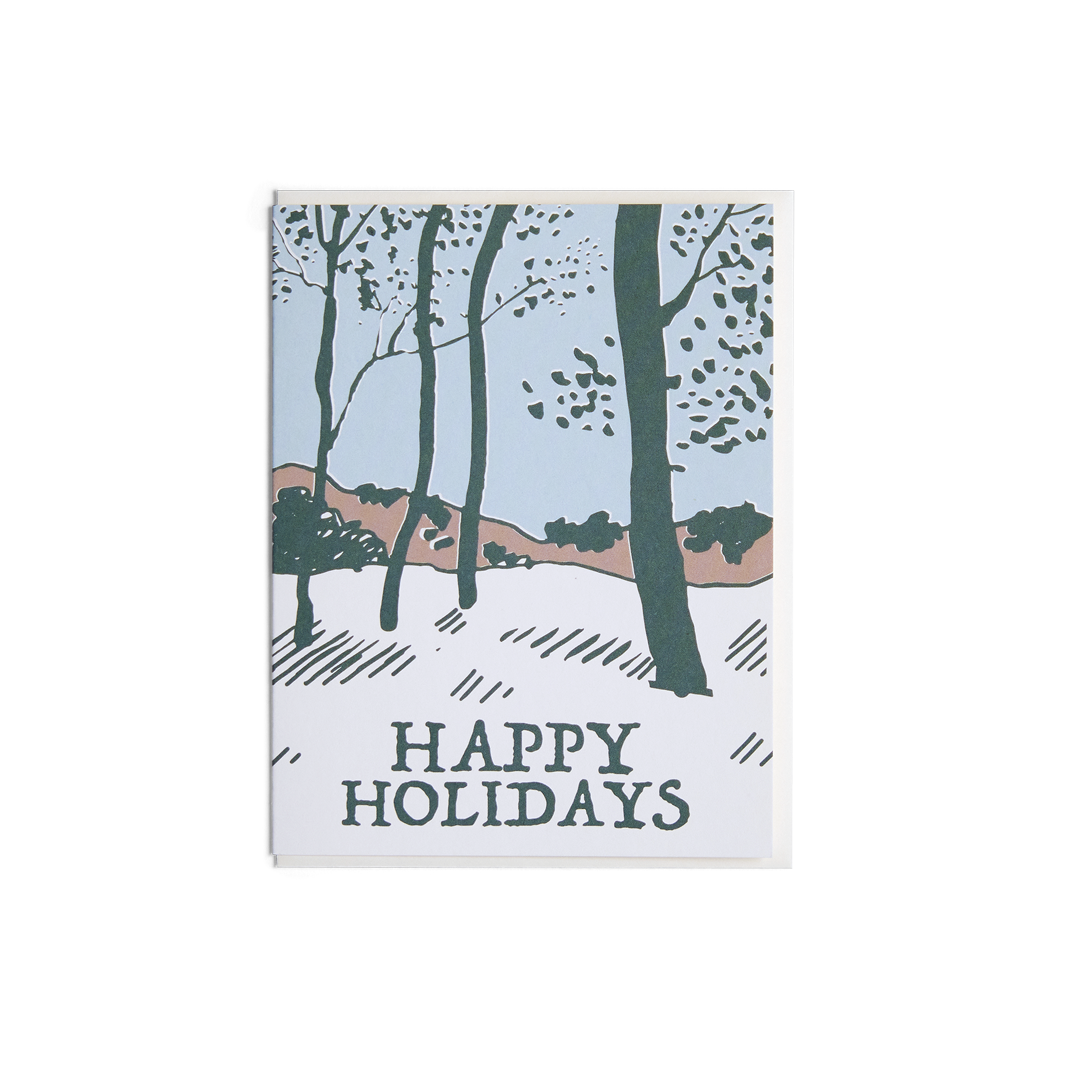 Snowy Forest Card