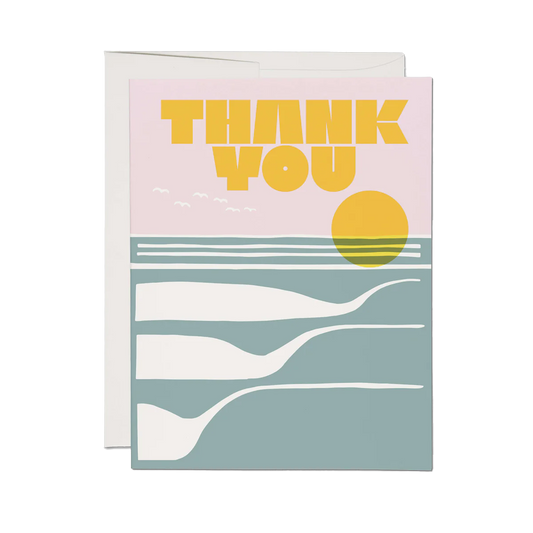 Thank You Waves Card