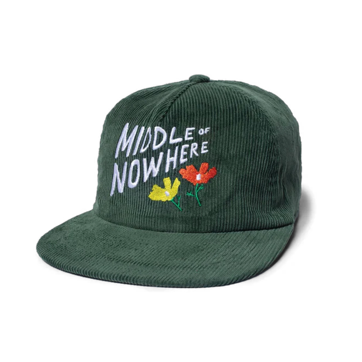 Quiet Life x Lonely Palm Ranch MIDDLE OF NOWHERE Hat: GREEN CORDUROY