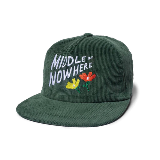 Quiet Life x Lonely Palm Ranch MIDDLE OF NOWHERE Hat: GREEN CORDUROY