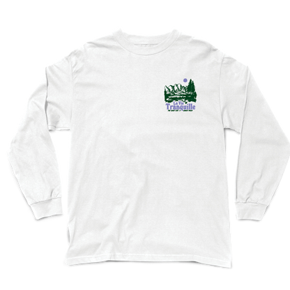 Quiet Life x Lonely Palm Ranch - La Vie Tranquille - Long Sleeve T: White