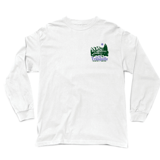 Quiet Life x Lonely Palm Ranch - La Vie Tranquille - Long Sleeve T: White