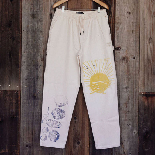 Quiet Life x Lonely Palm Ranch Carpenter Pant - White Sun - Large