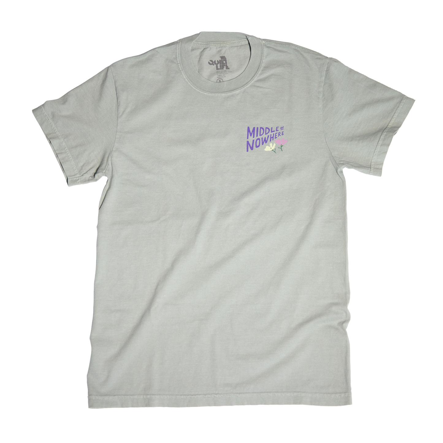 Quiet Life x Lonely Palm Ranch MIDDLE OF NOWHERE Tee: Grey