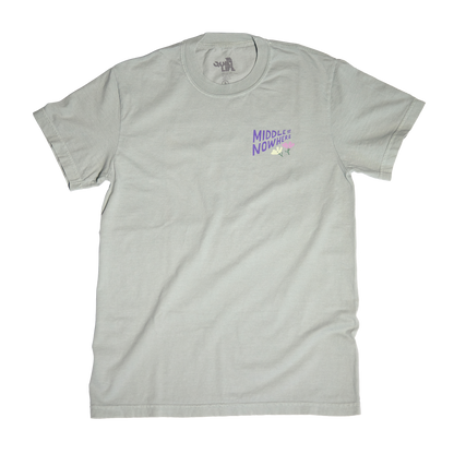 Quiet Life x Lonely Palm Ranch MIDDLE OF NOWHERE Tee: Grey