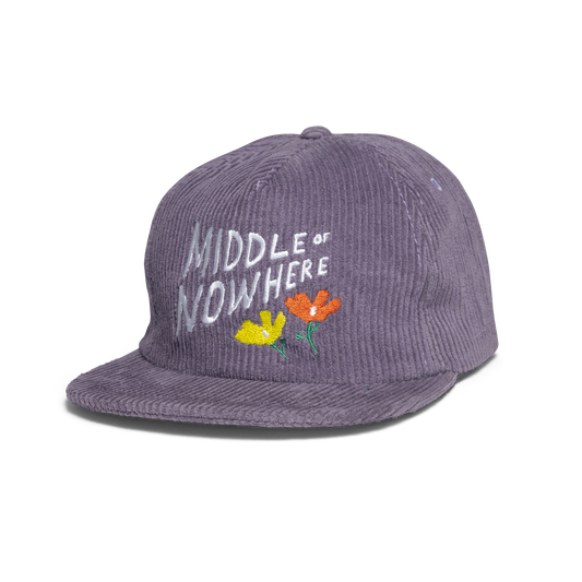 Quiet Life x Lonely Palm Ranch MIDDLE OF NOWHERE Hat: PURPLE CORDUROY
