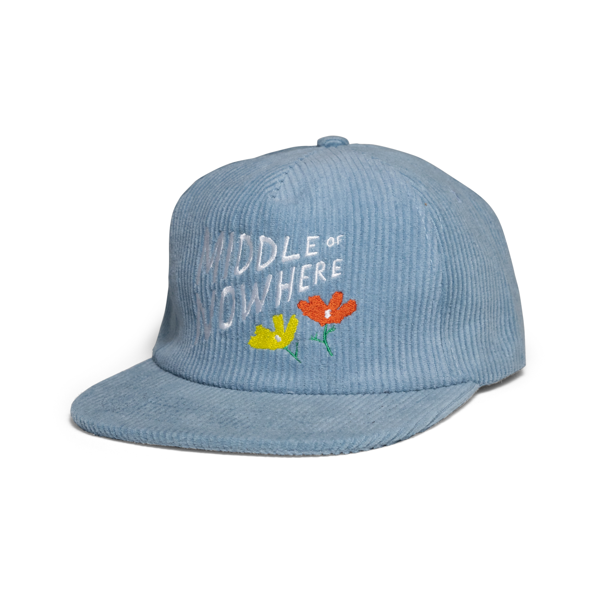Quiet Life x Lonely Palm Ranch MIDDLE OF NOWHERE Hat BLUE CORDUROY
