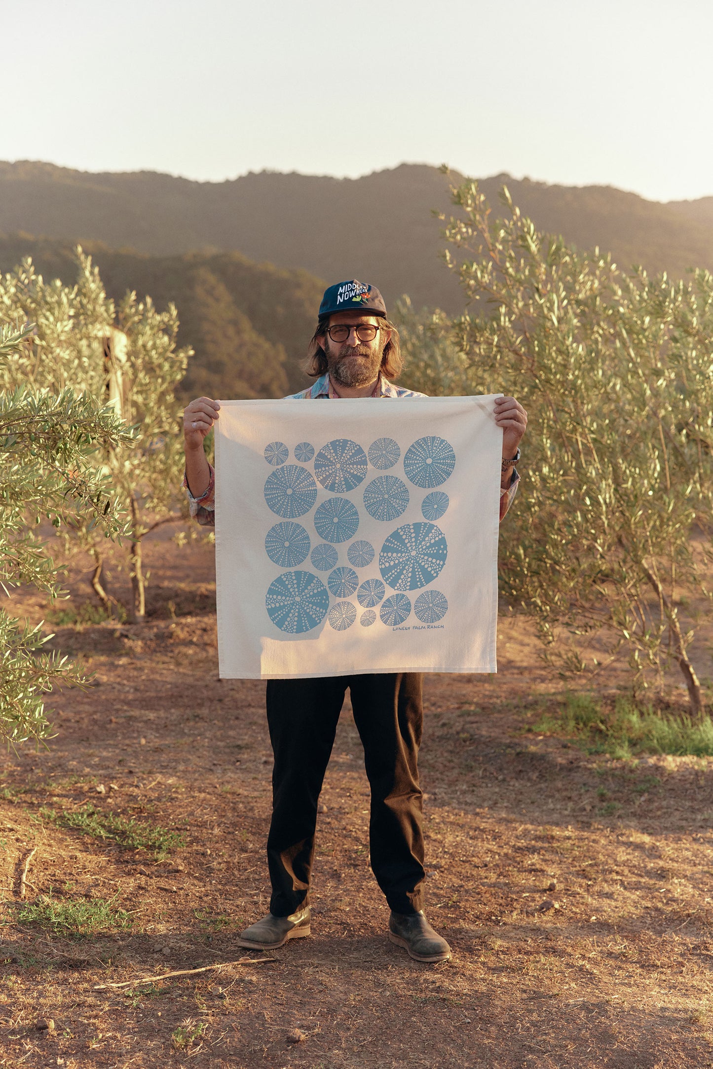 Seashell Tea Towel: Sea Urchin