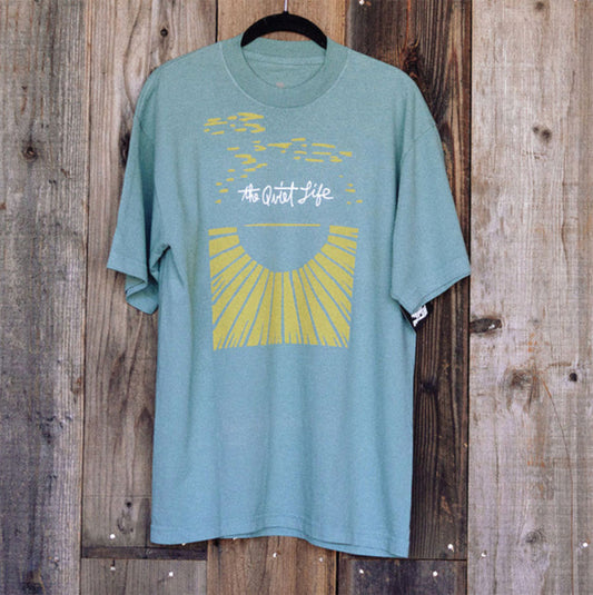 Quiet Life x Lonely Palm Ranch T - Green Sun - Medium