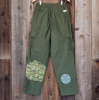 Quiet Life x Lonely Palm Ranch Military Cargo Pant - Army - Small