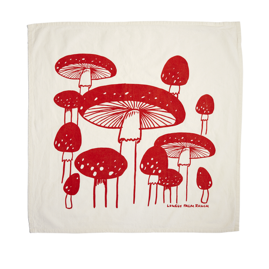 Mushroom Tea Towel: Amanita