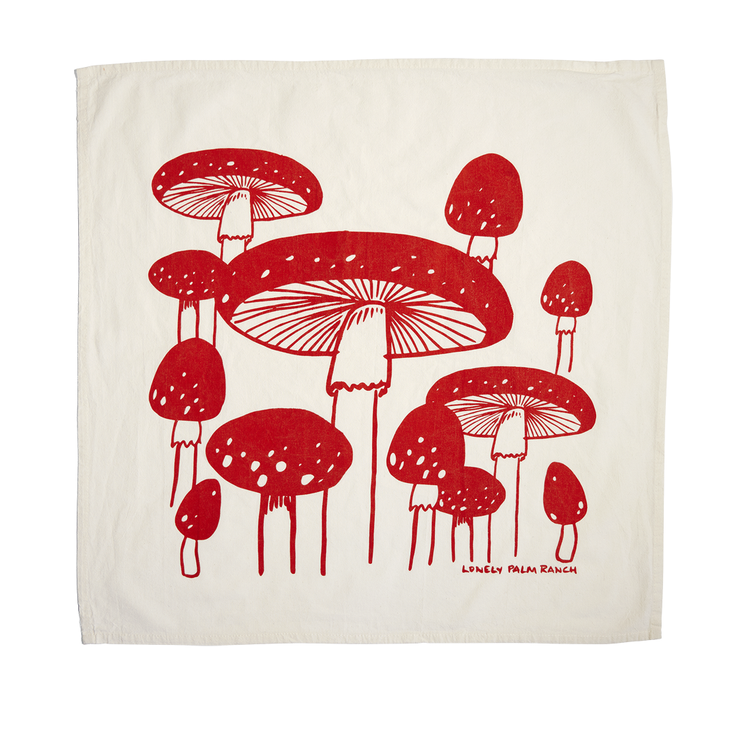 Mushroom Tea Towel: Amanita